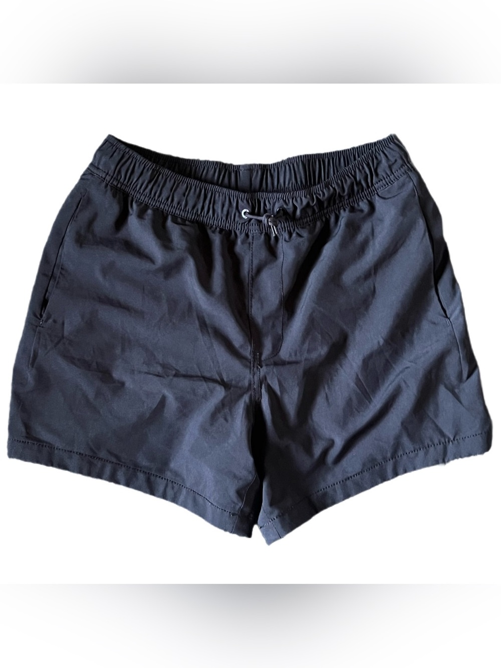 Boys GapFit Black Elastic-Waist Shorts